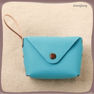 🖼️ 2pcs Womens PU Leather Money Pouch in Candy Shades – Business Card Holder Wallet (Random Color)