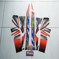 Yamaha f1zr 2004 sporty orange Striping Sticker