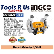 Ingco Bench Grinder 1/4HP BG61502-5P* MERVILLE