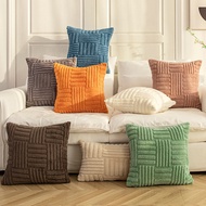 Knitting Plush Cushion Cover 50x50 45x45cm 40x40 Nordic Sofa Pillow Case 30x50cm Sofa  Cusion Covers Ikea Squre Throw Pillow Case Cushion Covers Case  毛绒立体抱枕套