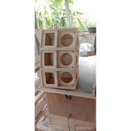 Box SPEAKER LINE ARRA 4 INCH SINGLE PLUS TWETEER Plywood 8/9 mm