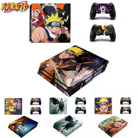 Naruto PS4 Pro Skin Sticker Cover for PlayStation 4 Pro Console & Controller Itachi Decal Protective