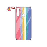 Realme C3/Realme 5s/...printed tempered glass case