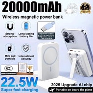 JUZ 【SG Spot&3C certification】Magnetic 3c power bank 20000mAh 22.5W Fast Charging powerbank Builtin 