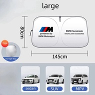 S/L 2 Sizes Thicker Foldable Car Front Windscreen Sunshade Vehicle Summer Thermal Insulation Curtain