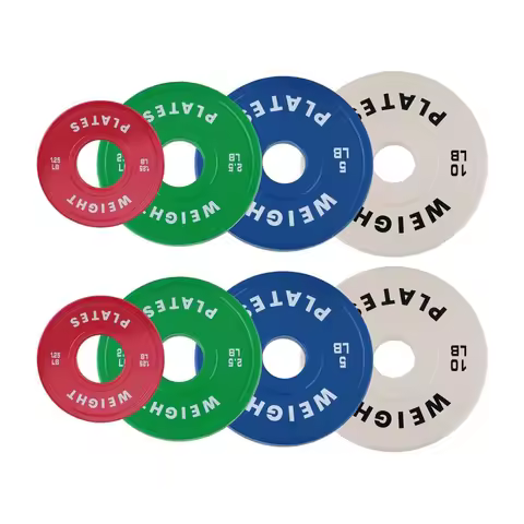 2PCS Change Weight Plates 1.25LB 2.5LB 5LB 10LB Fractional Plate Bumper Plates for Weight Lifting St