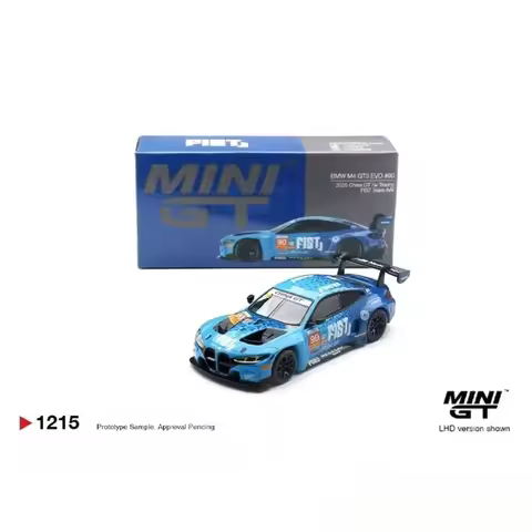 MINI GT 1:64 BMW M4 GT3 EVO #90 FIST Team AAI 2025 China GT Alloy Car Model Collection Gift Ornament
