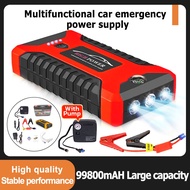 99800mAh Car Jumper Car PowerBank Car Tyre Car Pump Starter Booster 12V Car Emergency Jump Start Pow