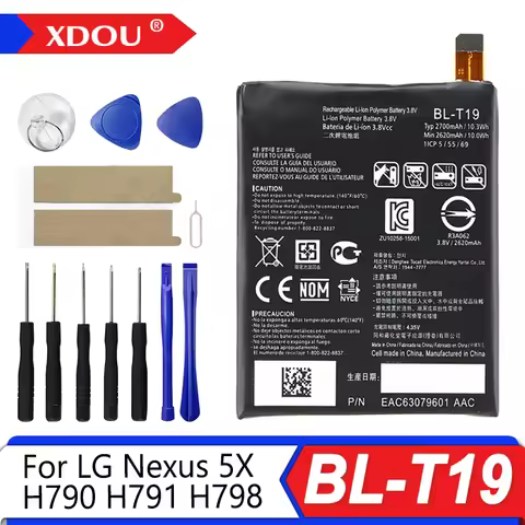 BL-T19 2700mAh Replacement Battery For LG Nexus 5X H790 BLT19 H791 H798 T19 BLT19 Mobile phone Batte