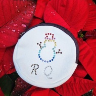 【聖誕DIY材料包】聖誕燙鑽零錢包(白) | 多款圖案 交換禮物