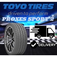 (POSTAGE) TOYO PROXES SPORT 2 NEW CAR TIRES TYRE TAYAR 2023