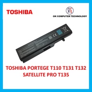 Quality Replacement Battery / Bateri laptop TOSHIBA PORTEGE T110 T130  Laptop Battery
