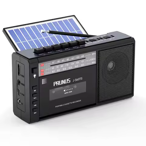 Nostalgia Classic Cassette Player AM FM SW Radio Retro Cassette Bluetooth speaker Music Player solar