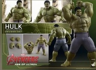 Hottoys MMS287 變形俠醫 Avengers 2 Age of ultron Hulk aou deluxe set
