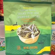 [On Daigou] Trader Joe 's<unk> Bugak sticky rice Korean Glutinous rice Seaweed Crisp Chips Crispy Ca
