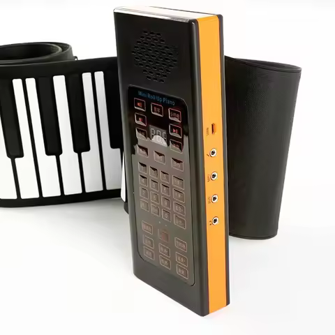 88-key Silicone Keyboard MIDI Roll-up Piano Multi-functional Professional Performance Examination Po