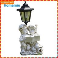 Solar Powered Hexagonal Garden Lamp Animal/Child/Gnome Garden Light Ornament Hexagonal Night Light f