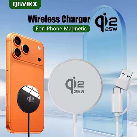 Qi2.2 25W Magnetic Wireless Charging Stations Wireless Charger Fast Charging for IPhone 16 17 15 14 