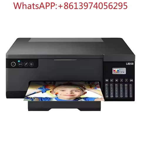 L8058/L8050 Inkjet Printer CD/DVD and A4 Sublimation Digital Printing Flexible Material Wireless Hot