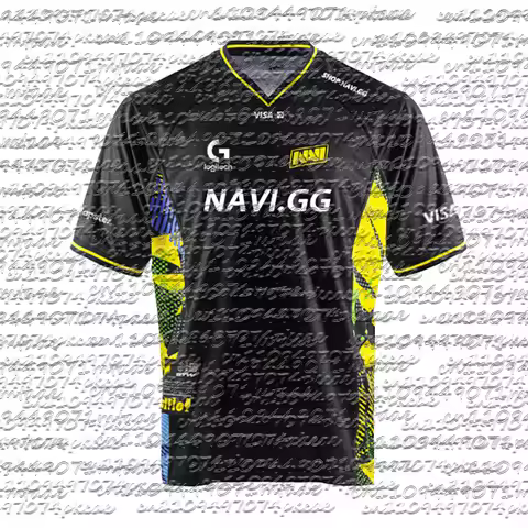 NAVI 2026 Pro Kit Jersey CS2 DOTA2 Match Player Same Style B1T W0nderful Male Men Fans Same Style T-
