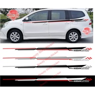 Livina sticker, Livina cutting list stripe sticker, nissan Livina car