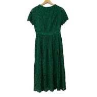 Aimer green Dress Lace Women Short sleeves Direct from Japan Secondhand