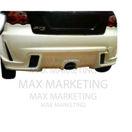 PU2260 PROTON SATRIA NEO R3 REAR BUMPER POLYURETHANE SKIRT LIP BODYKIT (PU)