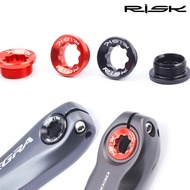 Bicycle Crank Cover Aluminium Alloy Road MTB Bicycle Chainwheel BB Crank Arm Cover Bolt Screw Deore/