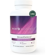Suplemen EcoNugenics BreastDefend DIM untuk Menyokong Kesihatan Payudara Optimum untuk Wanita, Kesei