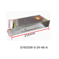 Three Channel Switching Power Supply GY600W-5-24-46-A DC Output 5V/3A 24V/3A 46V/11A Switch Power Su