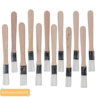 BENJMOORE9Q 1/12Pcs Painting Tool, 0.5 inch Nylon Paint Brush, Furniture Wood Handle Wall