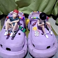 Cute Sakuragi Basketball Jibbits for Croc Slam Dunk Action Figure Jibits Charm Kaede Rukawa croc jib