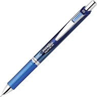 Pentel BLN75C EnerGel RTX Retractable Liquid Gel Pen.5mm, Silver/Blue Barrel, Blue Ink