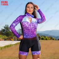 ODA Triathlon Little Monkey Cycling Jumpsuit Coverall Women's Riding Jersey Clothing Summer Suit Bik