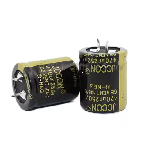 1pcs JCCON Ox Horn Capacitors 250V 220uf 330uf 470uf 680uf 1000uf 1500uf 2200uf250 Wire Cutting Inve