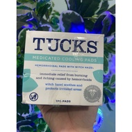 COVER PRODUCT NAME - Pain, itching, and discomfort relief pads for rectals and private areas Tucks w