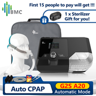 BMC G2S A20 Auto CPAP Machine With Humidifier Automatic Pressure Homeuse Snoring Device Sleep Apnea Machine With 8GB SD Card and 1 Mask Suitable For Beginners