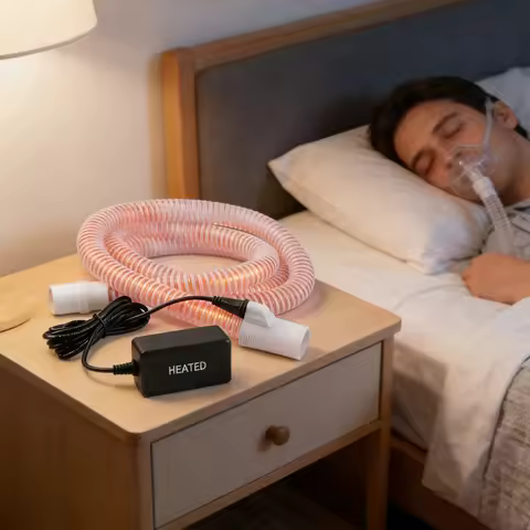 1pcs Universal CPAP Heated Tubing for CPAP Respirator Ventilator Auto CPAP BiPAP Heating Tube Breath