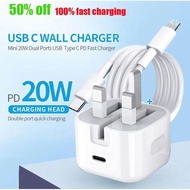 [Ship 24Hrs]20W USB-CPower Adapter For iP 16 15 14 1312 11 Pro Max 14 Plus X XR XS Max PD Fast Charg