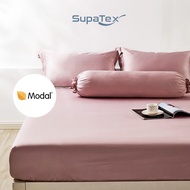 SupaTex Modal High-end Fitted Bedsheet Set Bedsheet Pillowcase &amp; Bolster Case Single/Super Single/Queen/King