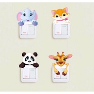 F4 switch cute animal sticker switch wall sticker