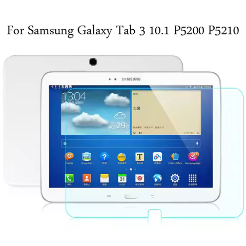 9H Tempered Glass For Samsung Galaxy Tab 3 10.1 SM-P5200 GT-P5200 P5210 10.1'' Tablet Screen Protect