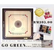 GO GREEN Super Quality carrom board.