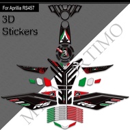 For Aprilia RS 457 2024 RS457 Accessories 3D Stickers Tank Pad Motorcycle Protection Fairing Fender 