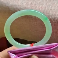 冰種玉鐲 天然翡翠玉鐲 A玉 手鐲 玉鈪 • 冰種翠綠翡翠貴妃鐲