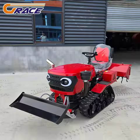 Chinese tiller cultivator 25HP 35HP 40HP cultivators mini tiller rotary crawler tractor for Deposit 