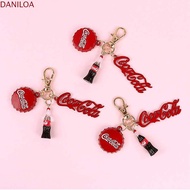 DANILOA Coke Bottle Keychains Cute Coke Bottle Bag Trinket Car Interior Accessories Car Pendant Doll