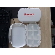 Sinocare convenient 6-compartment medicine dispenser