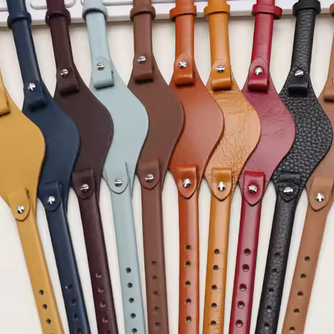 genuine leather watchband 8m Small size watch belt for fossil ES4119 ES4176 ES3262 3077 watch straps