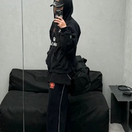 IG7V BA// G Manchester United Football Sweatpants Men Women Straight 3M Sports M Embroidered High Bo